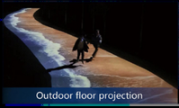 Outdoor Floor Projection