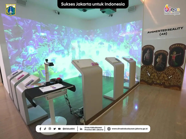 Sistem immersive Perpustakaan DKI Jakarta
